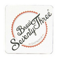 Rounded Square Rubber Coaster